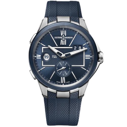 BLAST DUAL TIME 42 MM STAINLESS STEEL WITH BLUE DIAL