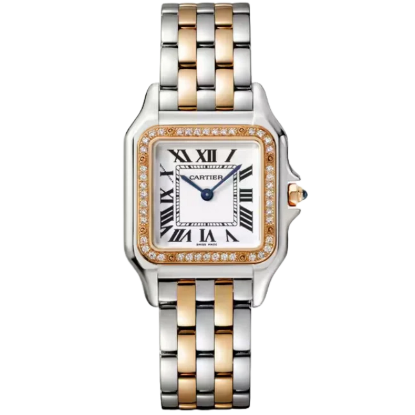 PANTHERE DE CARTIER 37 MM ROSE GOLD WITH SILVER DIAL