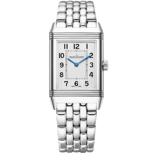 REVERSO CLASSIC MONOFACE QUARTZ 40 MM STAINLESS STEEL WITH SILVER GREY DIAL