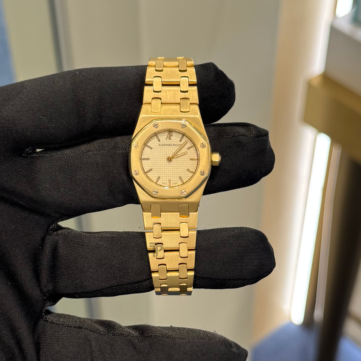 Audemars Piguet Royal Oak Ref. 6007BA 26mm Yellow Gold with Cream Dial