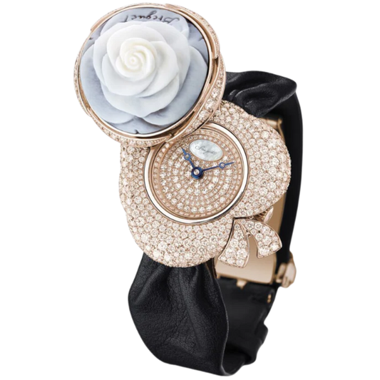 SECRET DE LA REINE GJ24BR8548DDC3 31 MM ROSE GOLD WITH YELLOW DIAL
