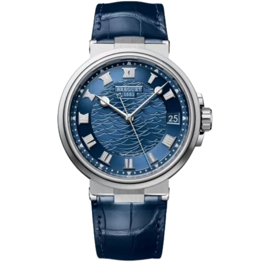 MARINE 5517 40 WHITE GOLD WITH BLUE DIAL