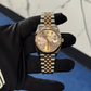Rolex Datejust Ref. 126331 41mm Sundust Diamond Dial Two Tone RG/SS on Jubilee Band