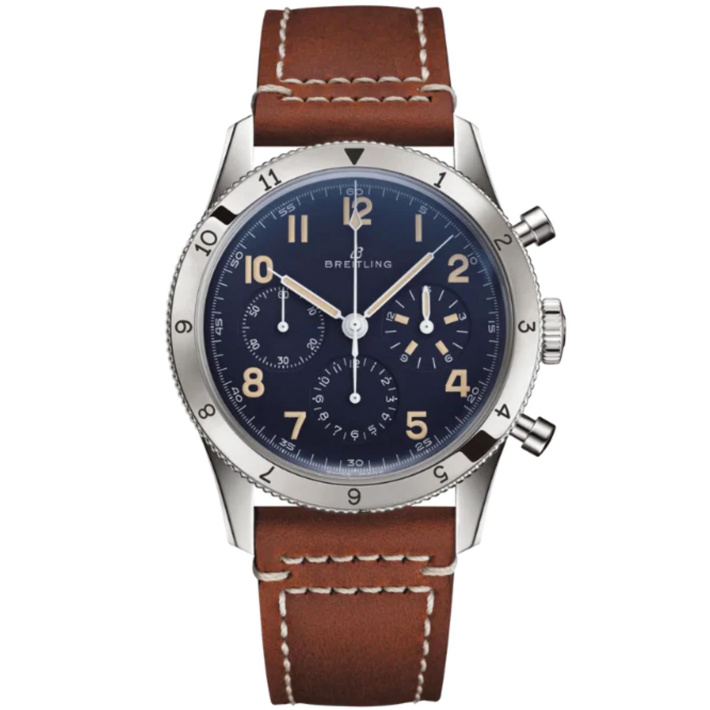 AVI 1953 EDITION 41 MM PLATINUM WITH BLUE DIAL