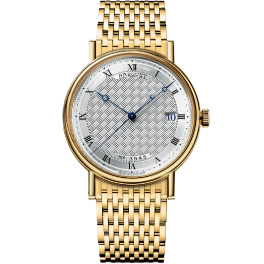 CLASSIQUE 5177 38 MM YELLOW GOLD WITH SILVER DIAL