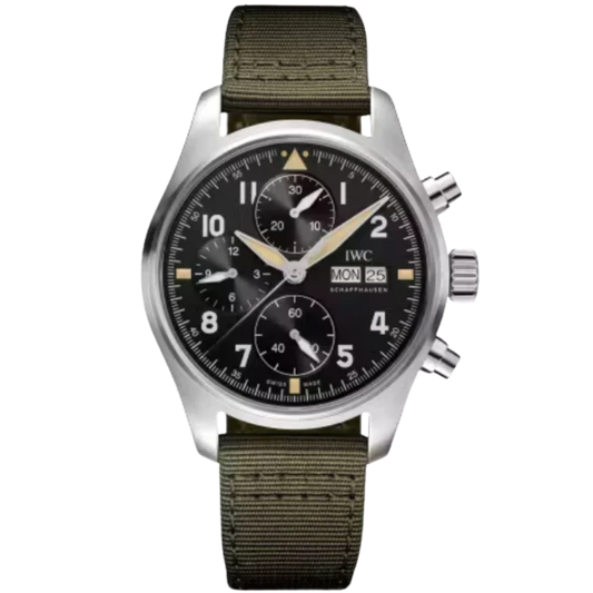 PILOT’S WATCH CHRONOGRAPH SPITFIRE 41 MM STAINLESS STEEL WITH BLACK DIAL