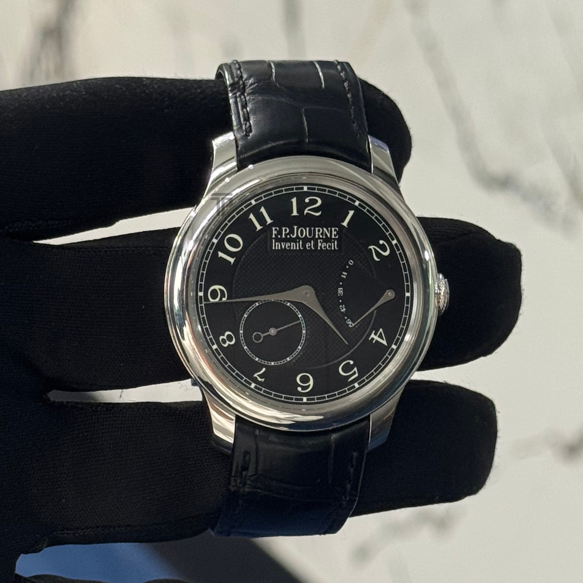 FP Journe 40MM "Black Label" Chronometre Souverain Platinum Complete