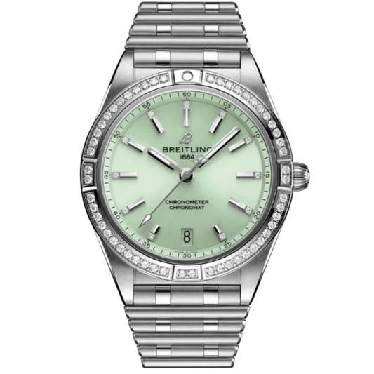 CHRONOMAT AUTOMATIC 36 MM STAINLESS STEEL WITH MINT GREEN DIAL