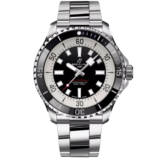 SUPEROCEAN AUTOMATIC 44 MM STAINLESS STEEL WITH BLACK DIAL