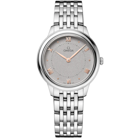 DE VILLE PRESTIGE 30 MM STAINLESS STEEL WITH GREY DIAL