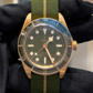 Tudor Ref. M79018V-0001 Black Bay 41 Yellow Gold Green Dial with Green Strap
