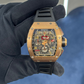 Richard Mille RM011 "Red Kite" Rose Gold/Black DLC Chronograph