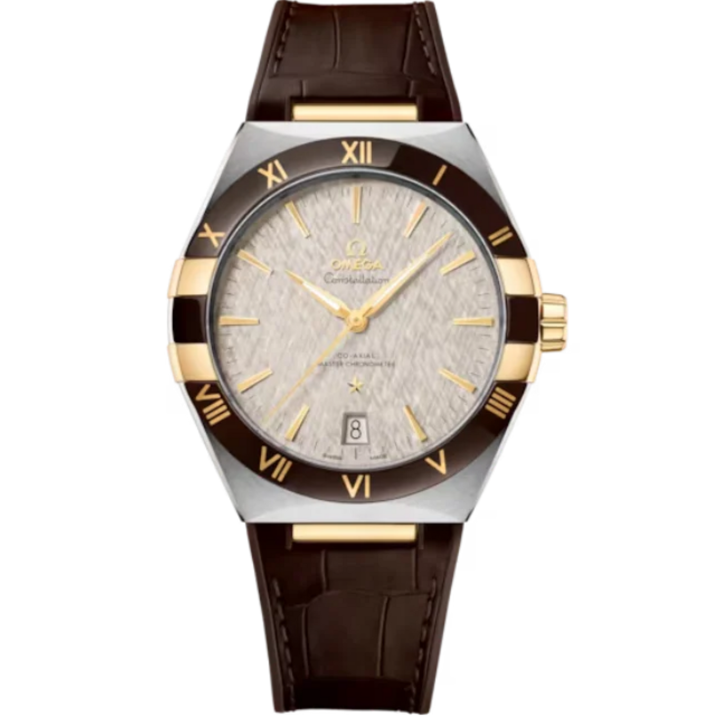 CONSTELLATION 41 MM STAINLESS STEEL - YELLOW GOLD WITH GREY DIAL