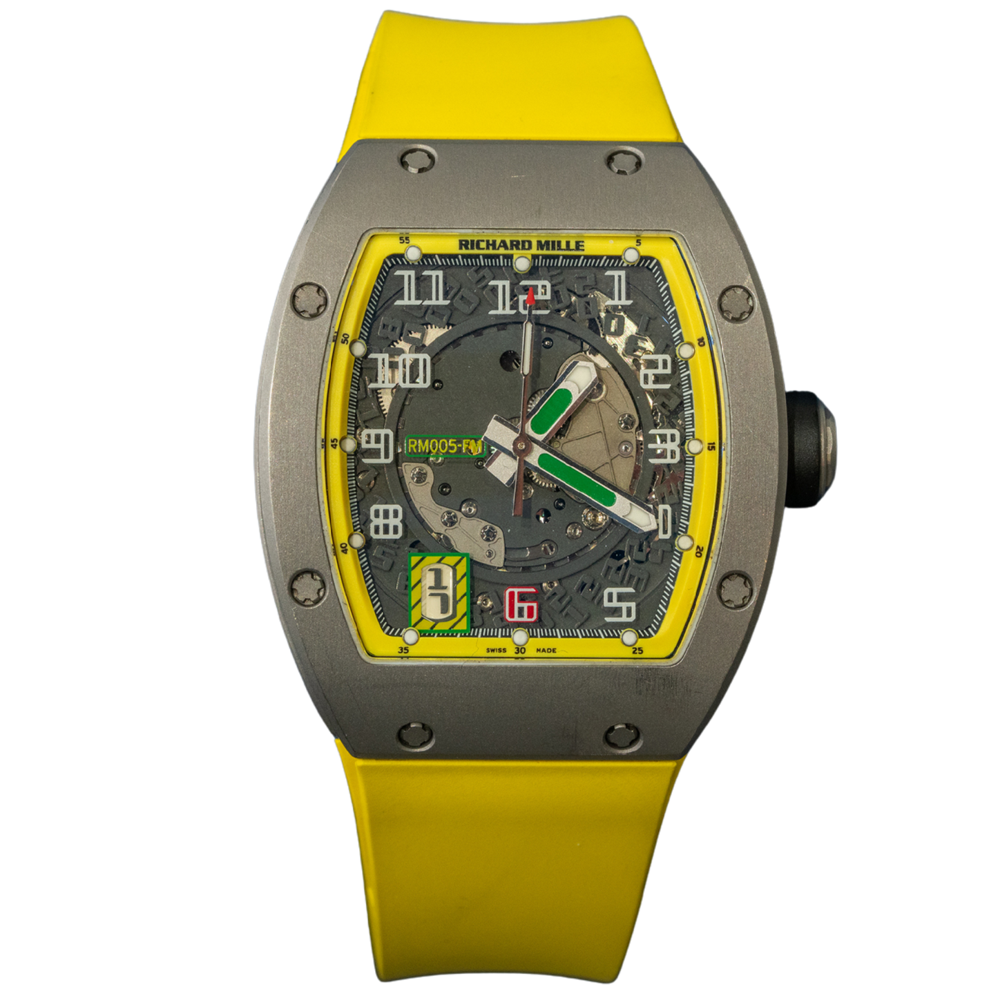 Richard Mille RM005 Titanium “Felippe Massa Brazil” Grey DLC