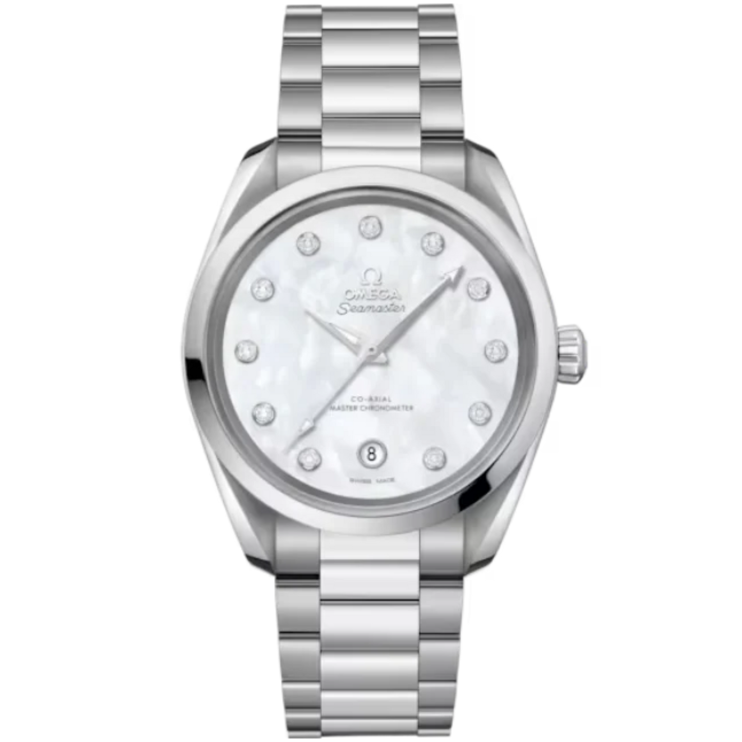 SEAMASTER AQUA TERRA 150M 38 MM STAINLESS STEEL WITH MOTHER OF PEARL DIAL