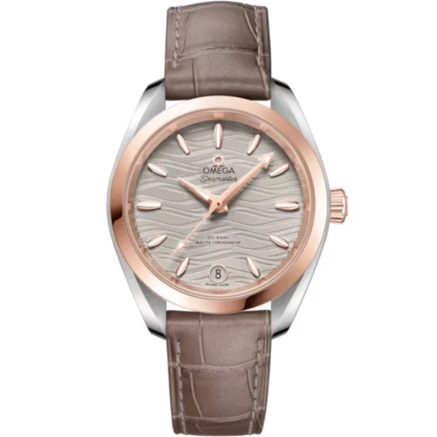 SEAMASTER AQUA TERRA 150M 34 MM STAINLESS STEEL - SEDNA™ GOLD WITH GREY DIAL