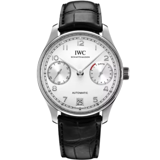 PORTUGIESER AUTOMATIC 42 MM STAINLESS STEEL WITH WHITE DIAL