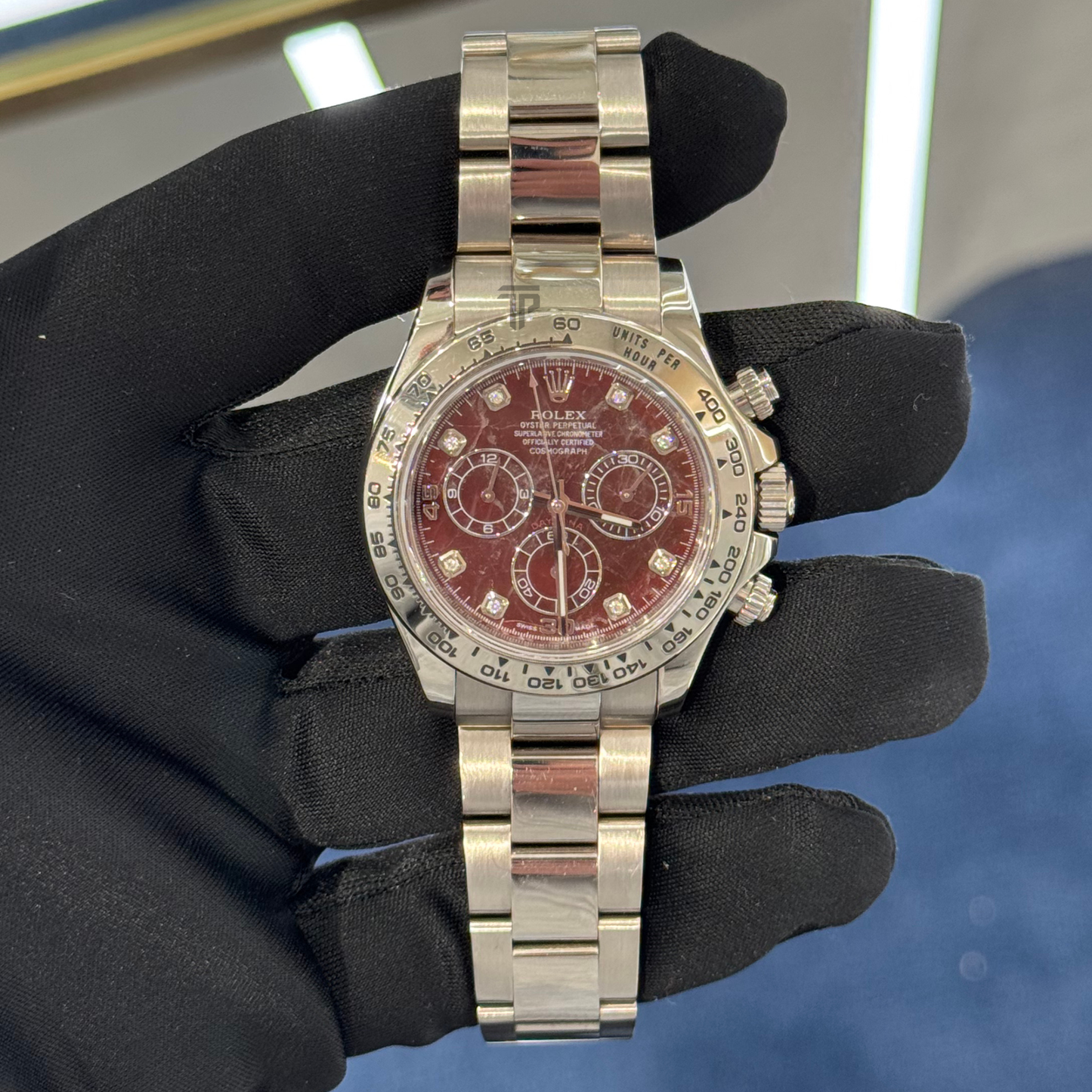 Rolex Daytona Ref. 116509G Rubellite Diamond Dial