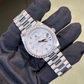 Rolex Day Date Ref. 228396TBR Platinum Meteorite Dial Baguette Bezel and Markers