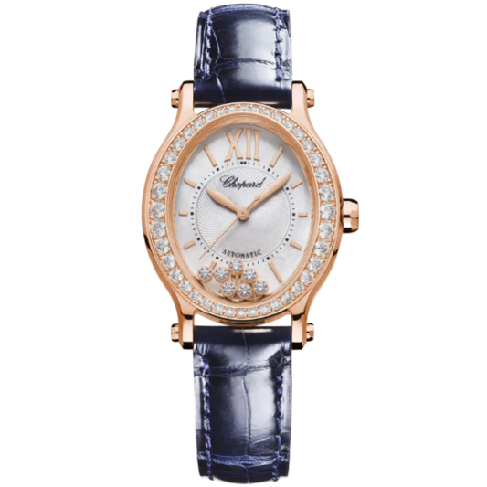 HAPPY SPORT 31 MM ETHICAL ROSE GOLD WITH SILVER DIAL