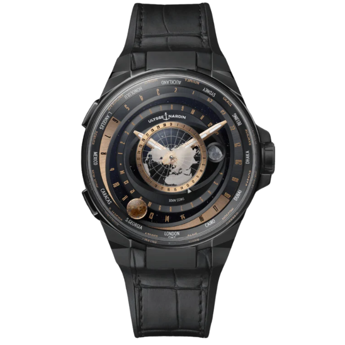 BLAST MOONSTRUCK 45 MM TITANIUM - CERAMIC WITH BLACK DIAL