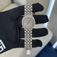 Audemars Piguet "FEATHER" Ref. 56455BC 18KT White Gold Diamond Pave Dial Quarts Sapphire Markers