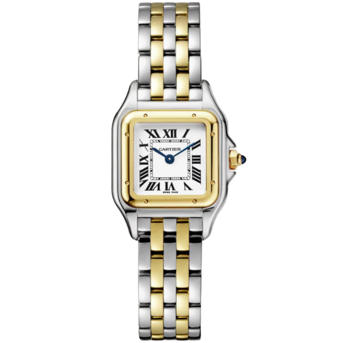 PANTHERE DE CARTIER 30 MM YELLOW GOLD WITH SILVER DIAL