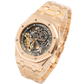 Royal Oak Double Balance Wheel Openworked 41MM 18-Carat Pink Gold Bracelet Slate Grey Openworked Dial 18-Carat Pink Gold Case