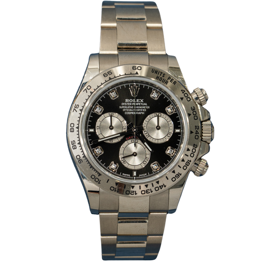 Rolex Daytona Ref. 126509 White Gold Black Diamond Dial