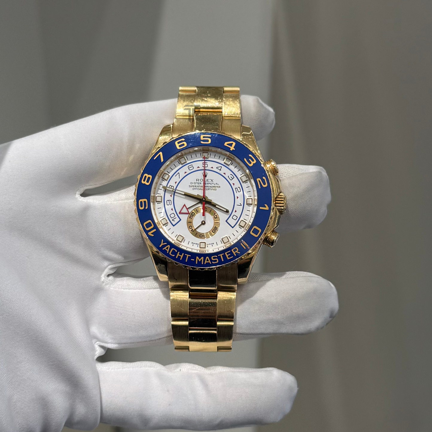 Rolex Yacht-Master II Ref. 116688 44MM Yellow Gold White Dial