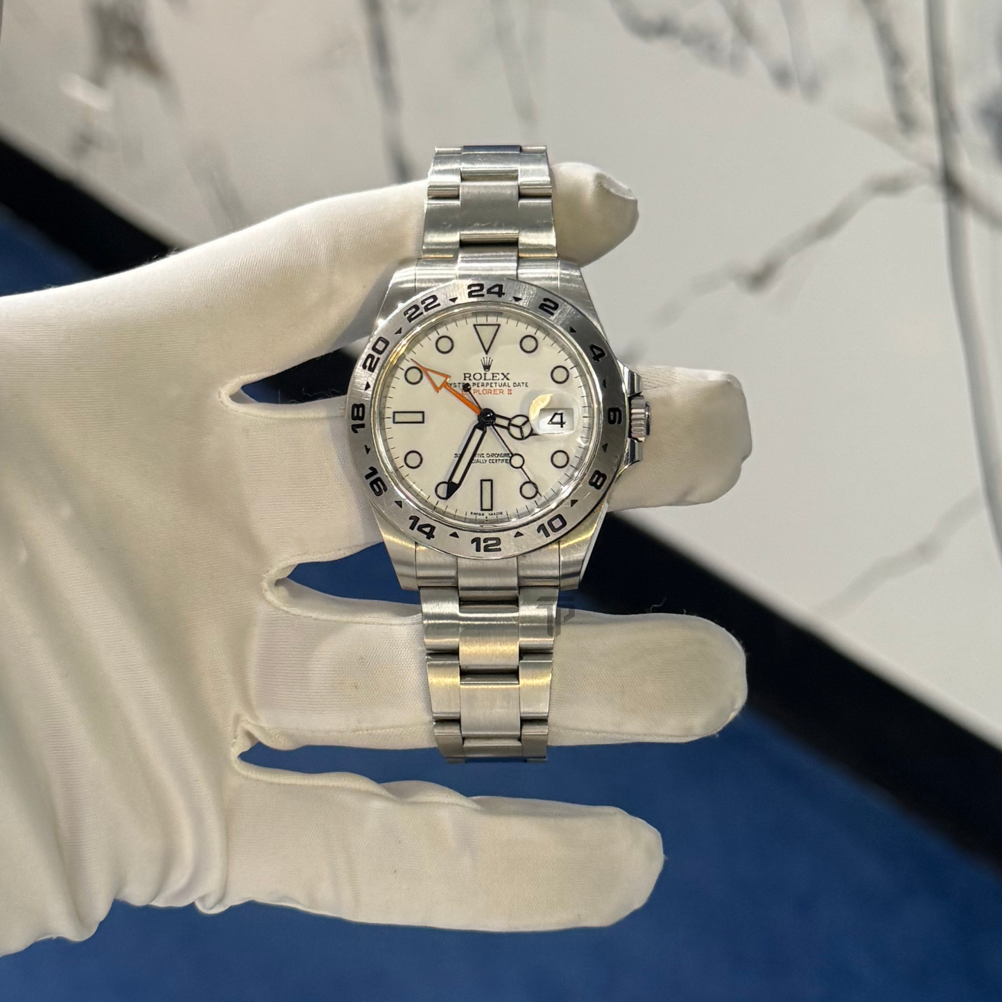 Rolex Explorer II Ref. 216570 Polar White Dial