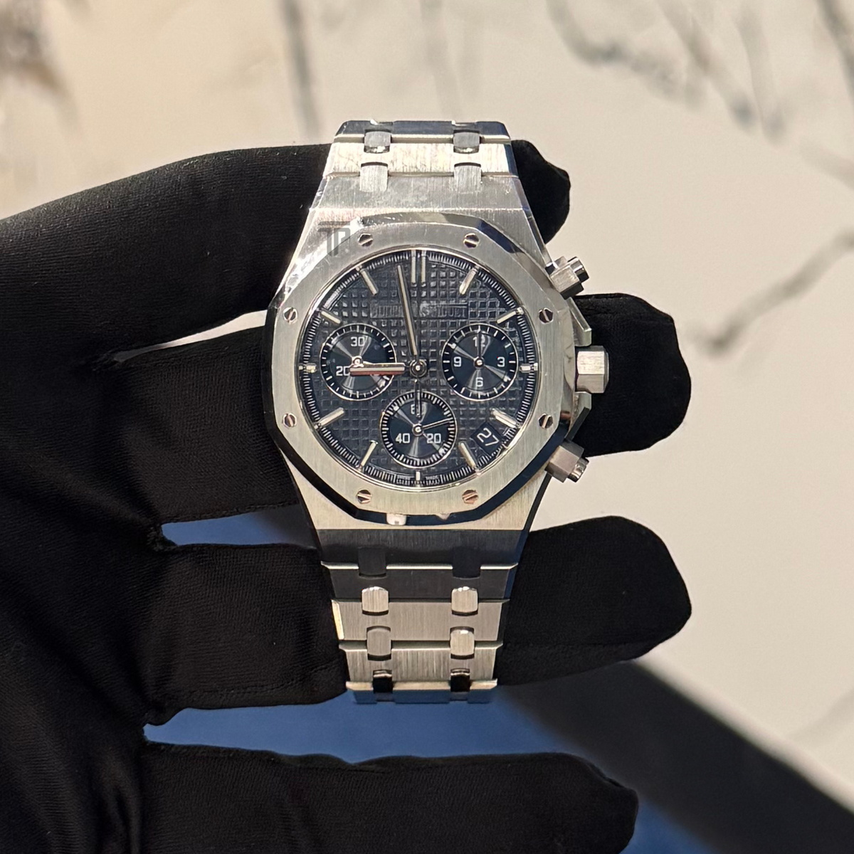 Audemars Piguet Royal Oak Chronograph Ref. 26240ST.OO.1320ST.05 41MM Stainless Steel Blue Dial