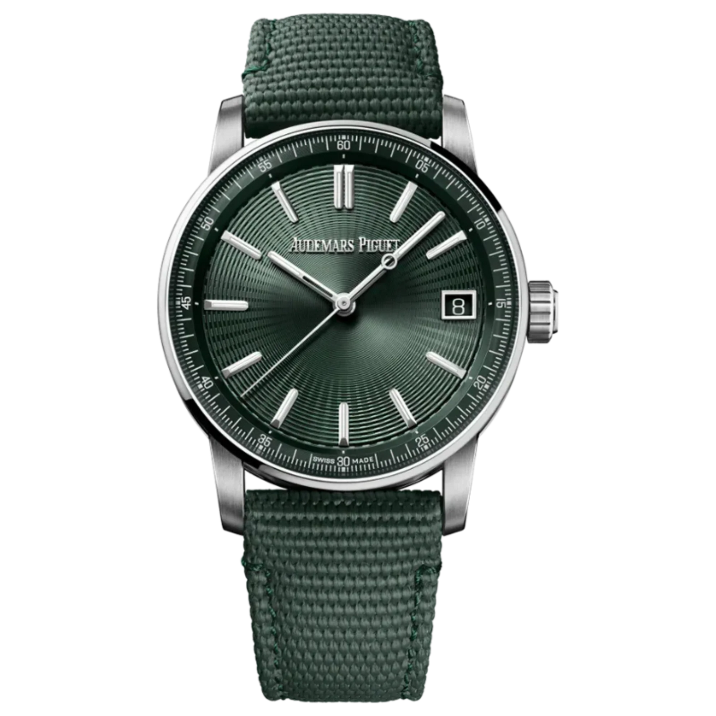 Audemars Piguet Code 11.59 Ref. 15210ST.OO.A056KB.01 Novelty Motif Concentric Circle Green Dial