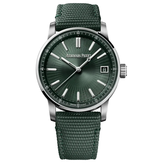 Audemars Piguet Code 11.59 Ref. 15210ST.OO.A056KB.01 Novelty Motif Concentric Circle Green Dial