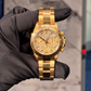 Rolex Daytona Ref. 16528 Yellow Gold Pave Dial Emerald Markers