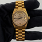 Rolex Day-Date Ref. 18038 36MM Yellow Gold Sapphire Market Factory Set Dial