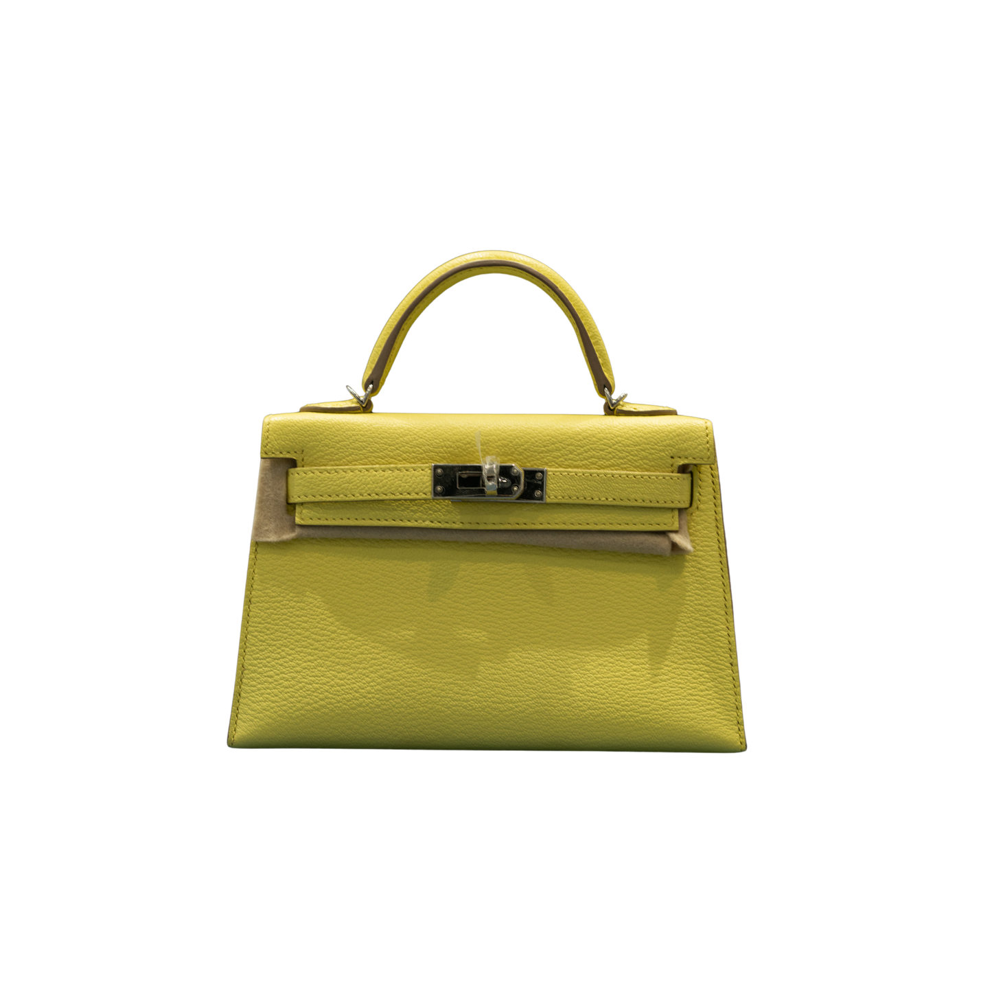 Hermes Birkin K20 Mini Kelly Yellow Chèvre Limoncello Palladium Hardware