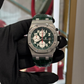 Audemars Piguet Ref. 26075ST.OO.D038CR.01 “Monte Napoleone” Stainless Steel Green Dial 42mm Offshore