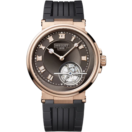 MARINE TOURBILLON 5577 42 MM ROSE GOLD WITH SUNBURST SLATE GREY DIAL