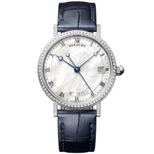 CLASSIQUE 9068 33 MM WHITE GOLD WITH MOTHER OF PEARL DIAL