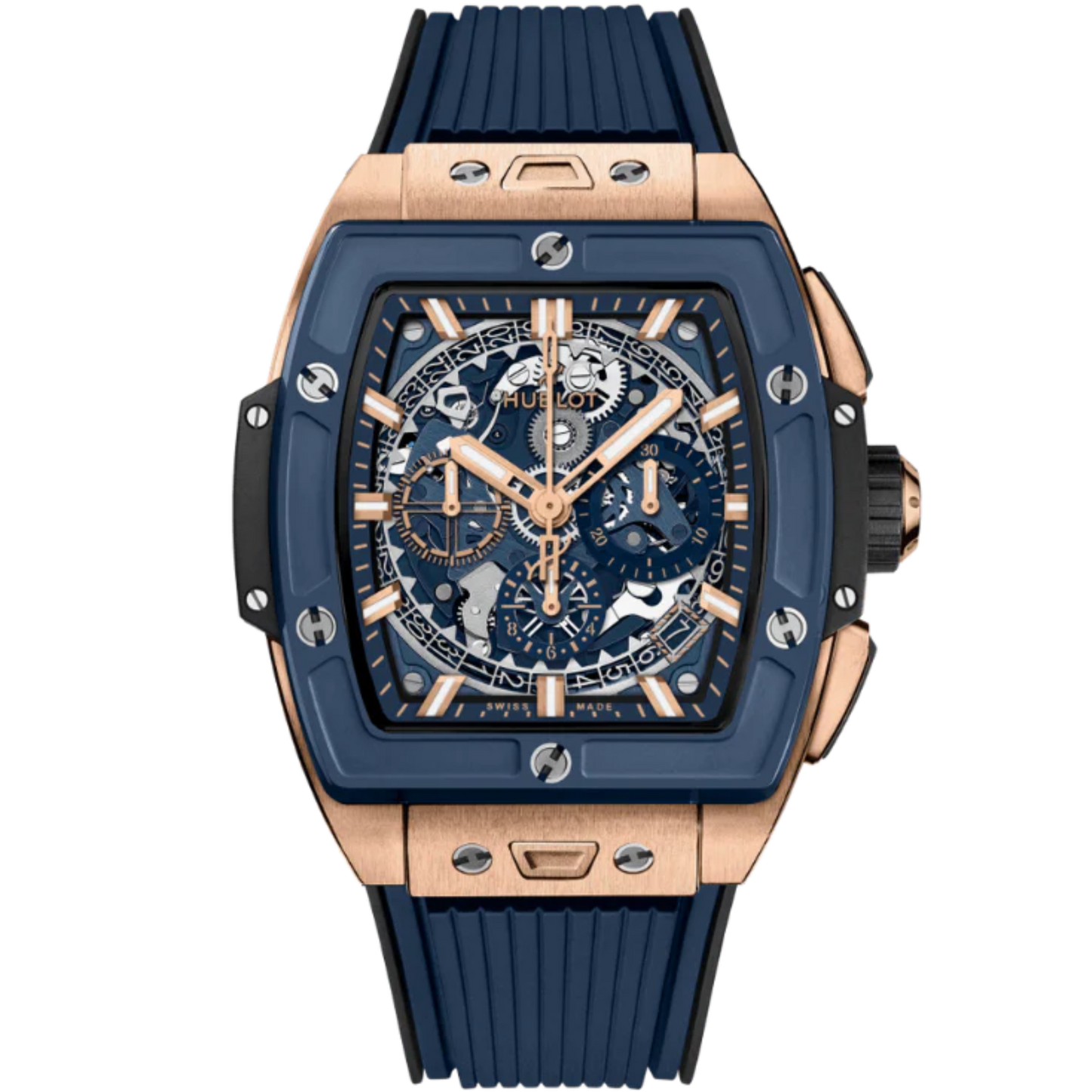 SPIRIT OF BIG BANG 42 MM KING GOLD BLUE CERAMIC