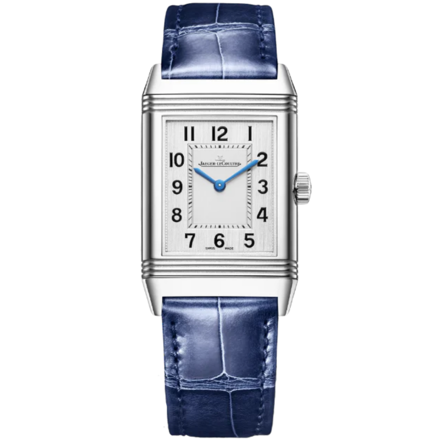 REVERSO CLASSIC MONOFACE QUARTZ 40 MM STAINLESS STEEL WITH SILVER GREY DIAL