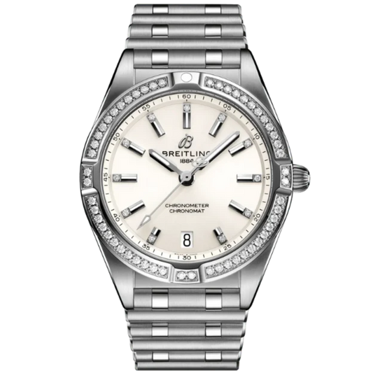 CHRONOMAT 32 MM STAINLESS STEEL WITH WHITE DIAL