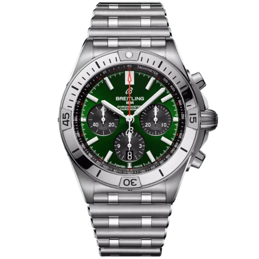 CHRONOMAT B01 42 MM STAINLESS STEEL WITH GREEN DIAL