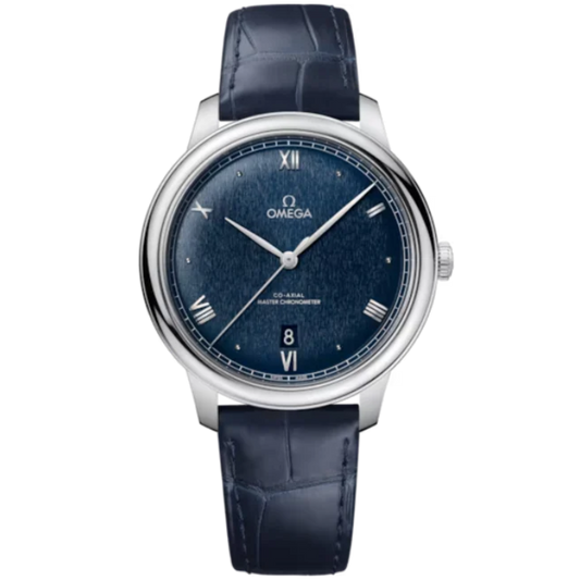 DE VILLE PRESTIGE 40 MM STAINLESS STEEL WITH BLUE DIAL