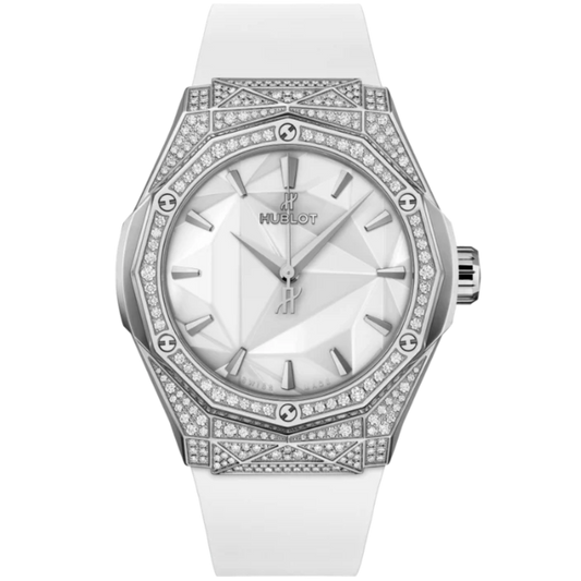 CLASSIC FUSION 40 MM ORLINSKI TITANIUM WHITE PAVÉ