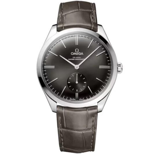 DE VILLE TRÉSOR 40 MM STAINLESS STEEL WITH GREY DIAL