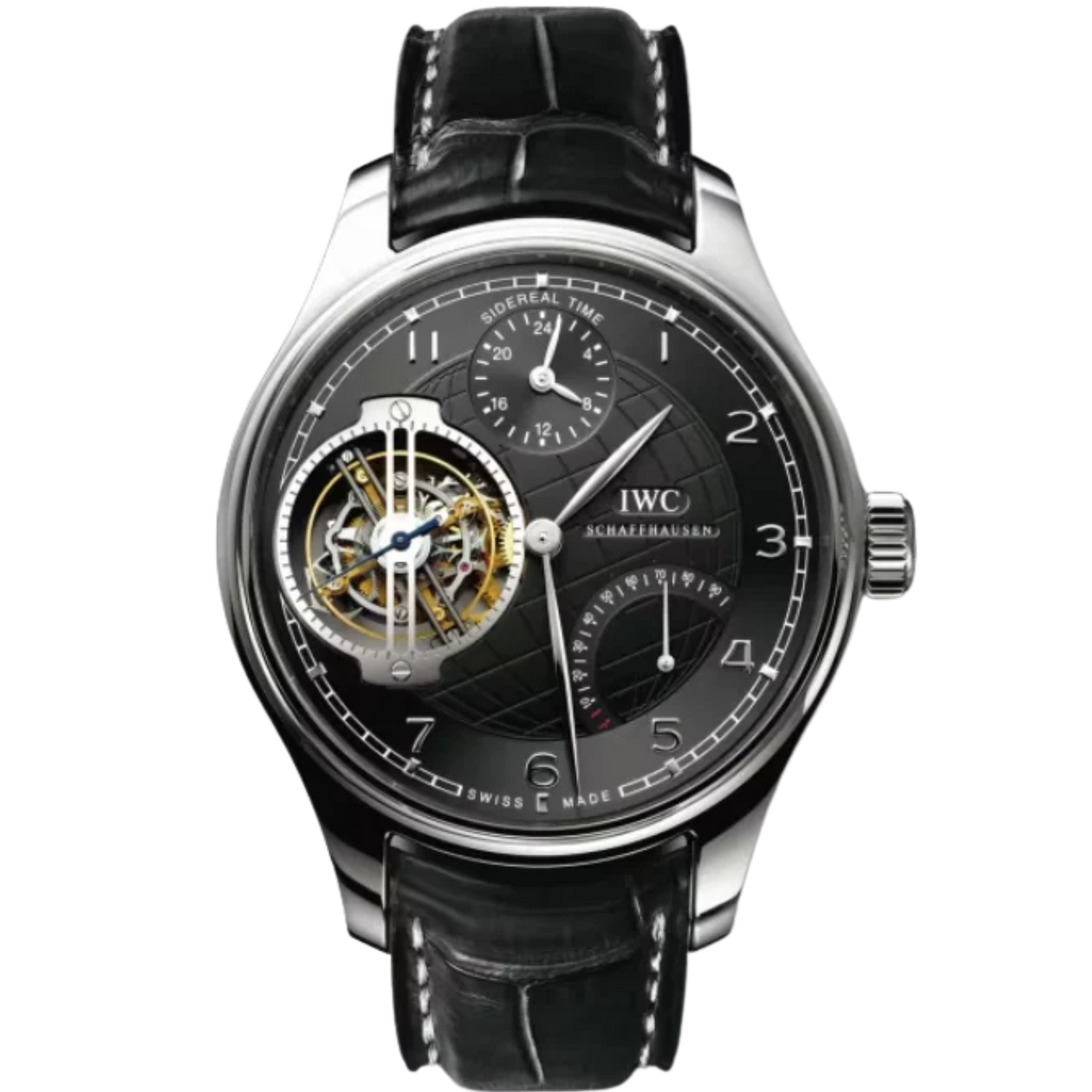 PORTUGIESER SIDÉRALE SCAFUSIA 46 MM PLATINUM WITH BLACK DIAL