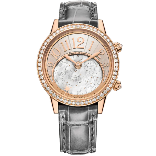 RENDEZ-VOUS JEWELLERY CELESTIAL 37 MM 18K ROSE GOLD WITH SILVER GREY DIAL