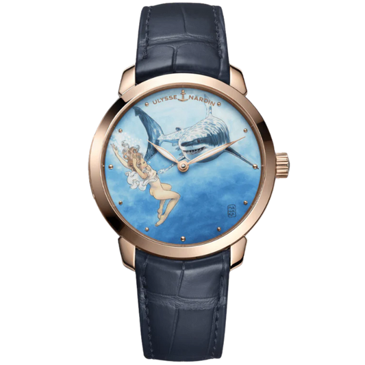 CLASSICO MANARA MANUFACTURE 40 MM ROSE GOLD WITH BLUE DIAL